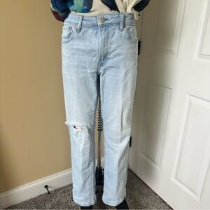 American Eagle Airflex Light Blue Jeans With Rips Size 34 X 30